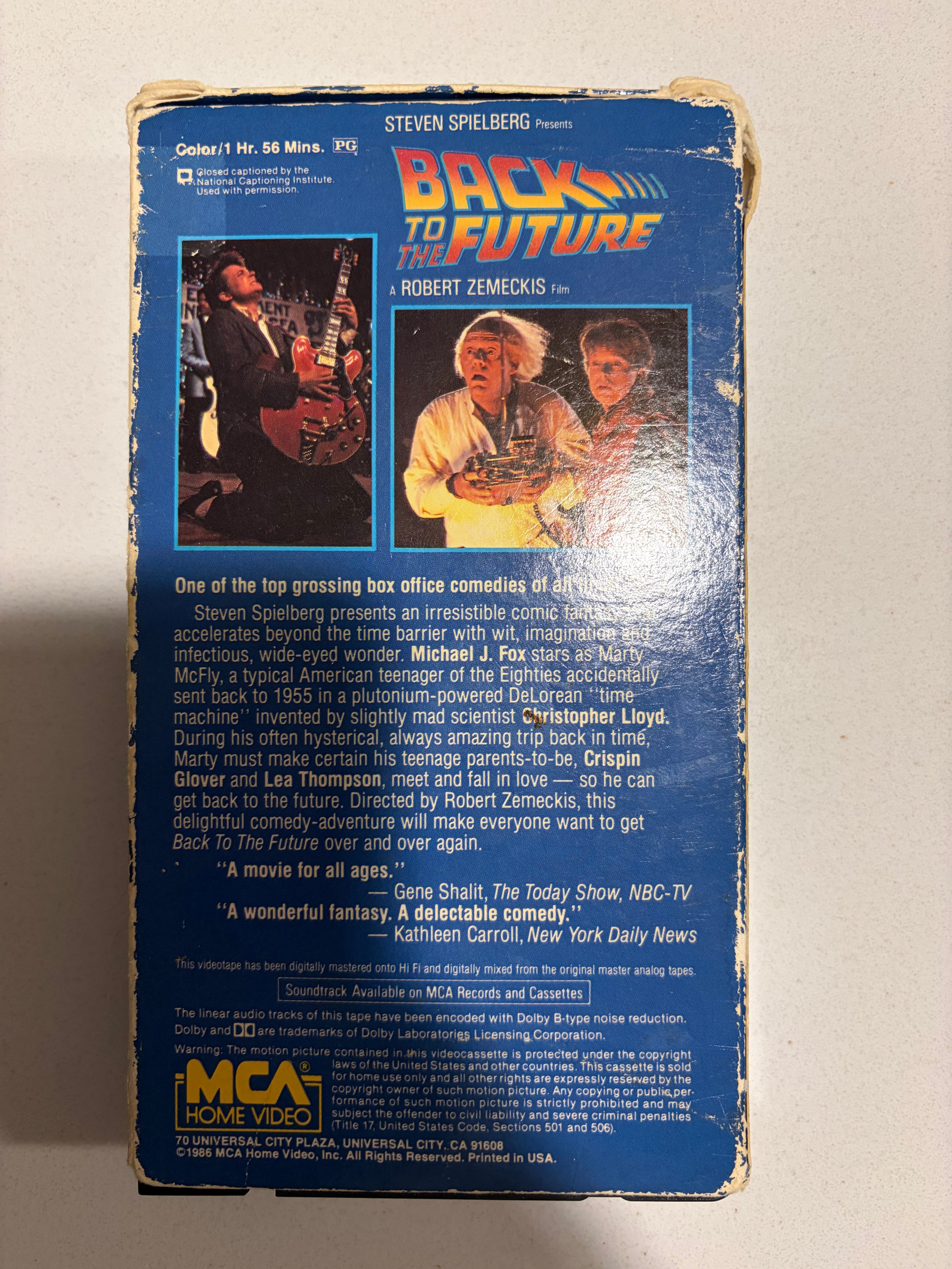 Back to the Future (VHS, 1986)