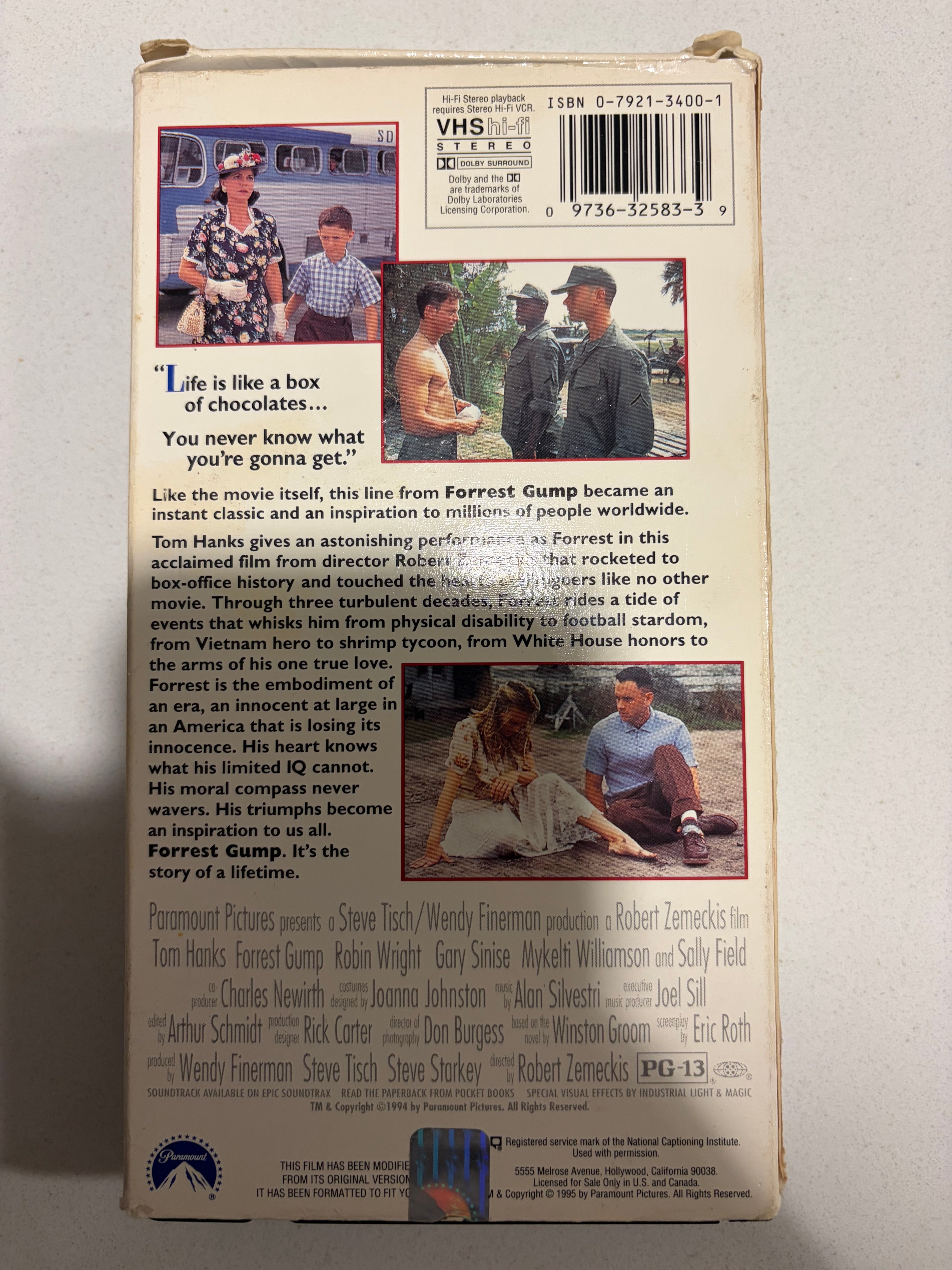 Forrest Gump (VHS, 1995)