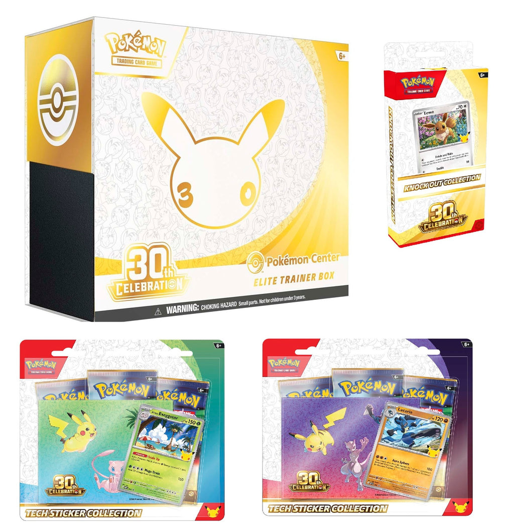 PRESALE Pokemon Center 30th Elite Trainer Box - Bundle Special (Ships 9/16)