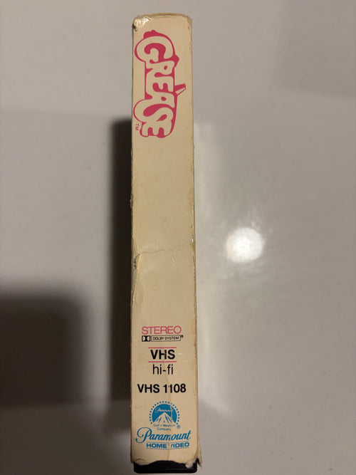Grease 1982 Vhs (1997 tape)