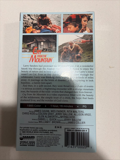 Cry From the Mountain (VHS, 1985) ***NEW SEALED***